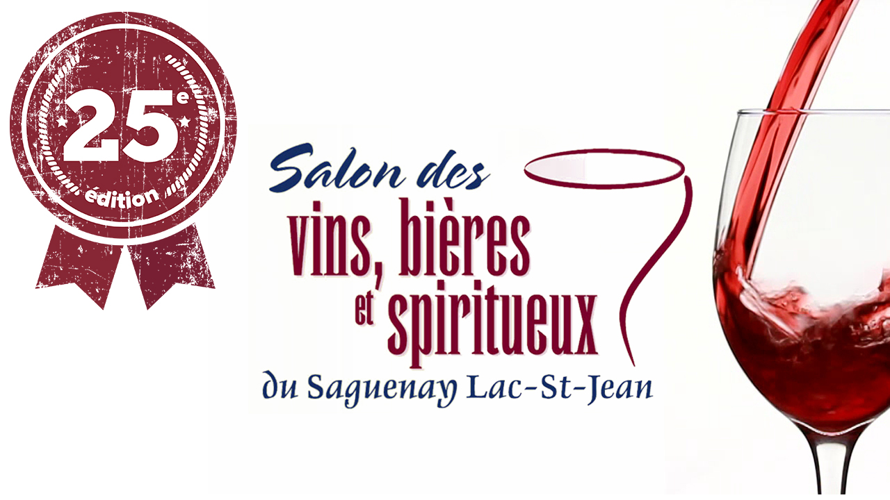 Le Salon des vins, bières et spiritueux se tiendra le 3 octobre prochain à l'hôtel Le Montagnais au coût de 35 $ par personne. L'événement célèbre cette année son 25e anniversaire.