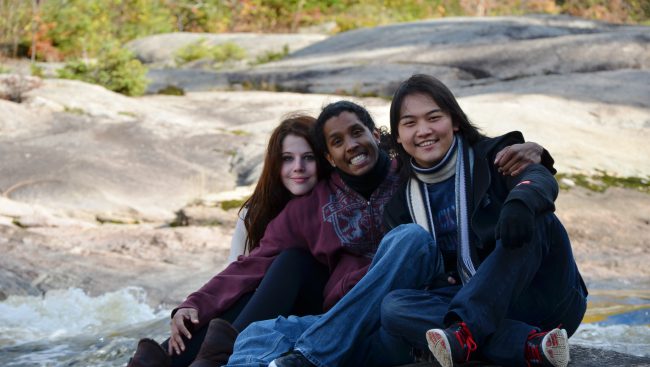 Étudiants internationaux du Cégep de Chicoutimi.