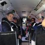 Photo des passagers dans l'avion