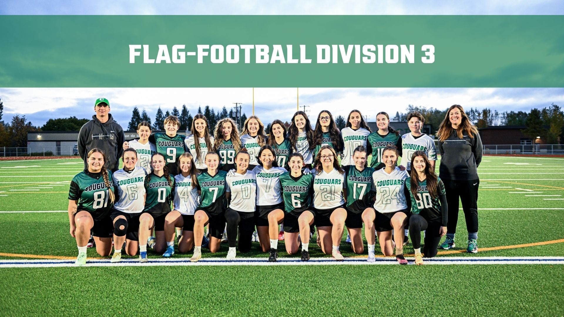 Une nouvelle équipe de flag-football féminin, maintenant en division 3!