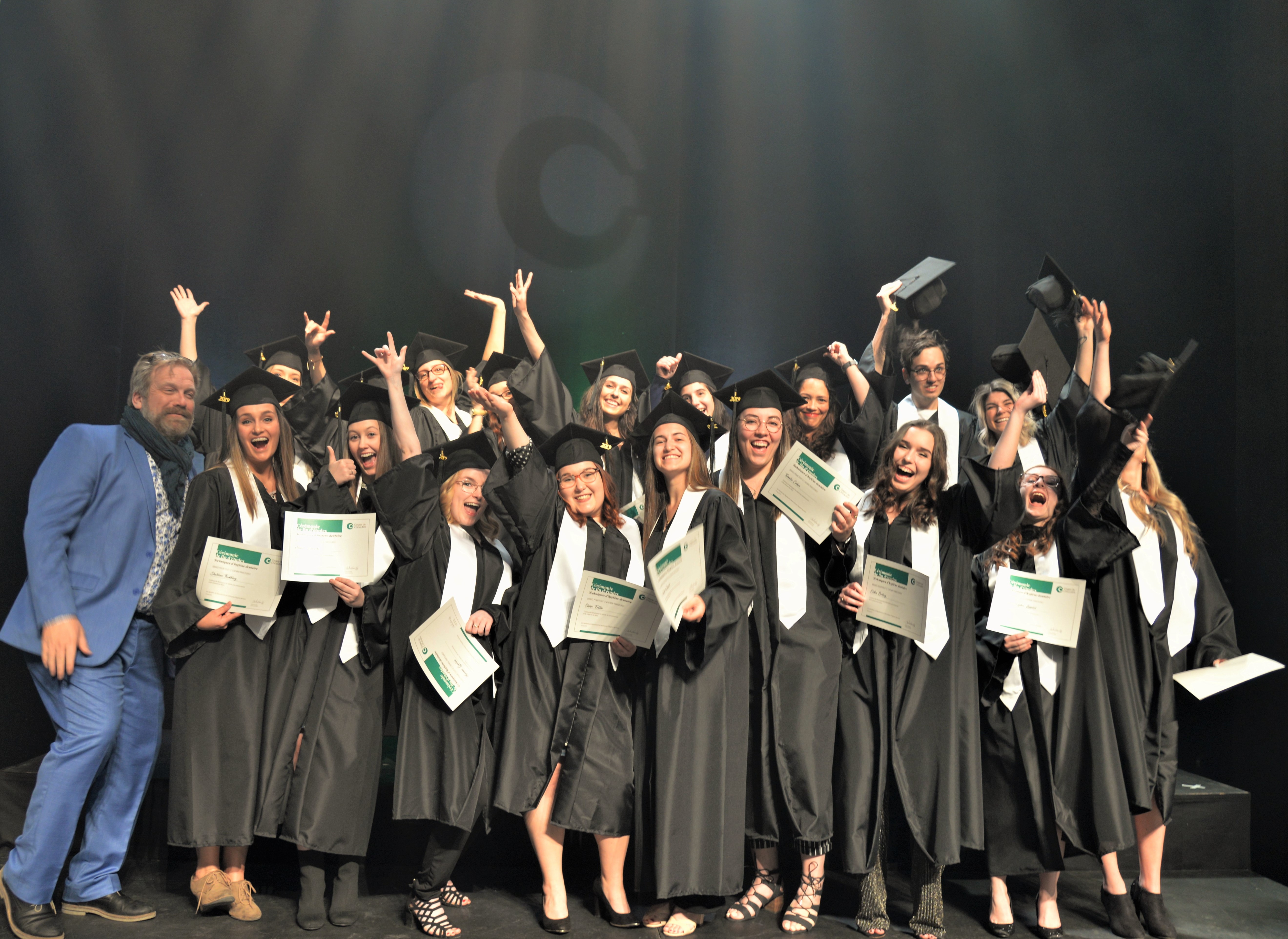 Photo portrait de la classe de dentition.